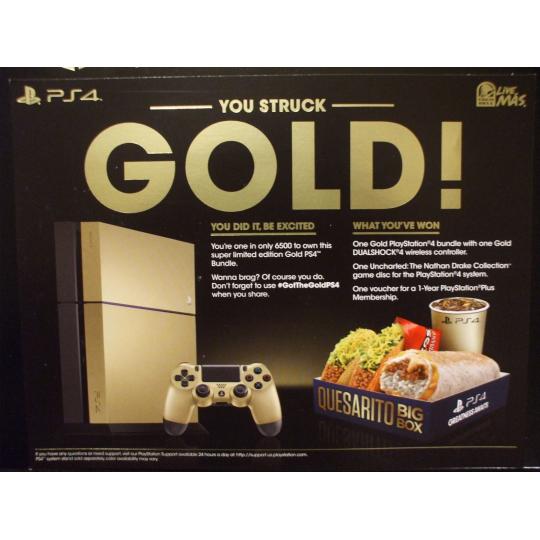 Comprar Playstation 4 - 500 GB Taco Bell Gold Edicion Limitada